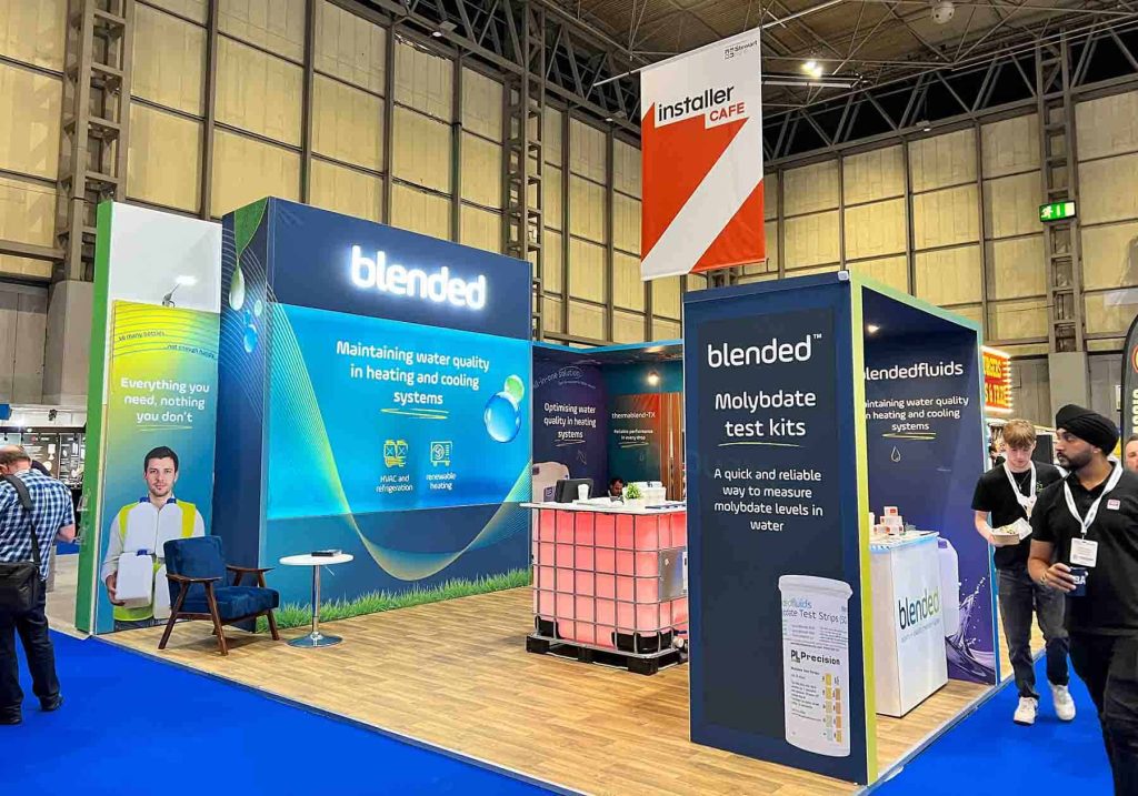 Image shows the Blended stand at InstallerSHOW