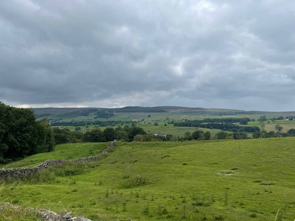 Geothermal heat pump system in a green countryside setting, highlighting eco-friendly heating soluti.