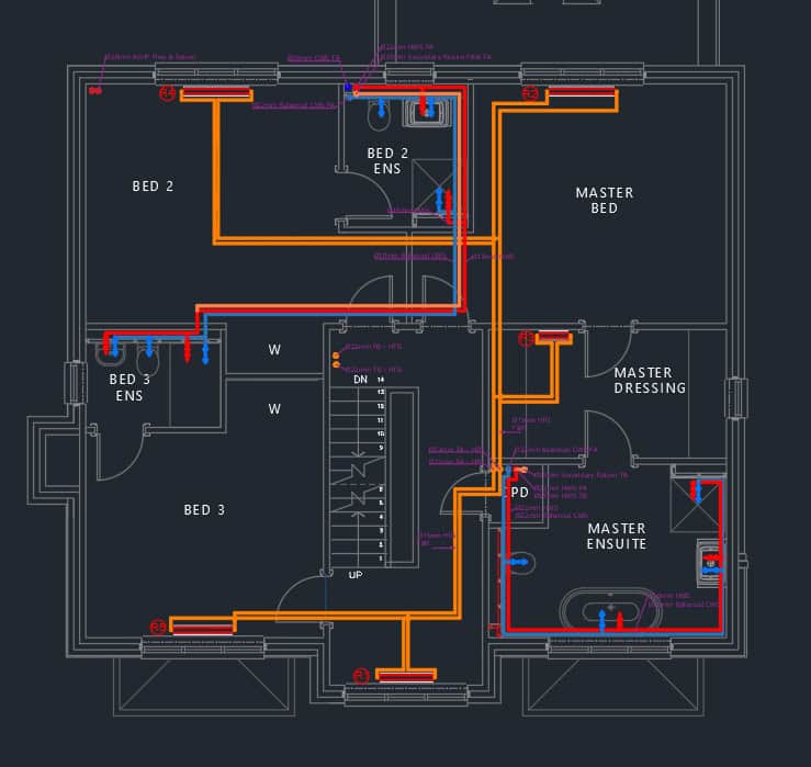 Energy-efficient heat pump installation for modern homes.
