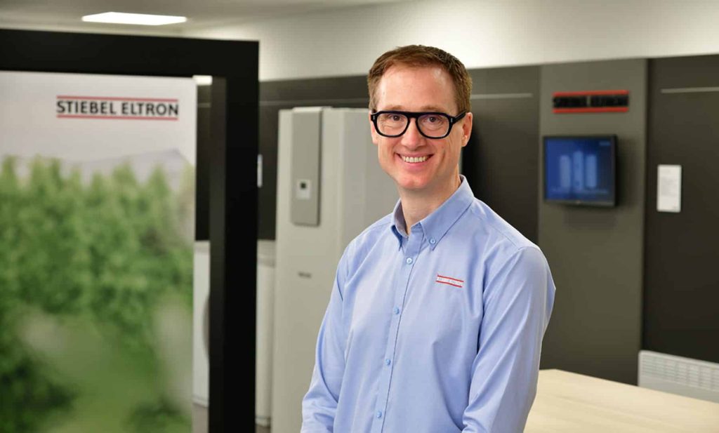 Image shows John Felgate of Stiebel Eltron UK