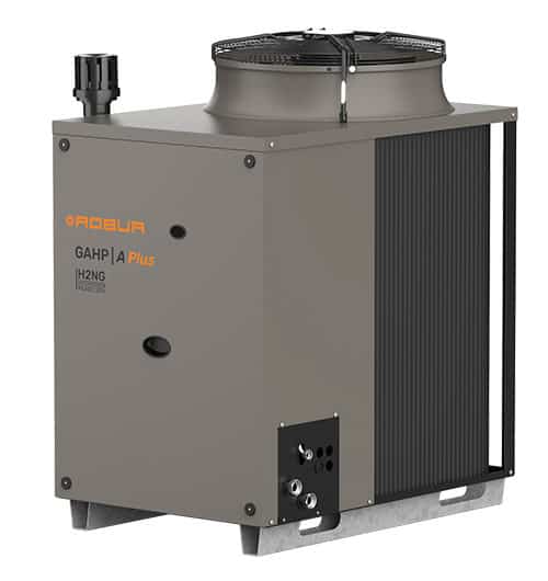 Gas absorption heat pump for sustainable heating solutions.