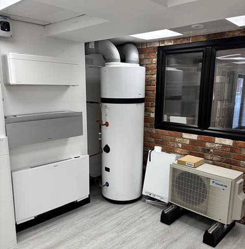Heat Pump System for Sustainable Heating Solutions.