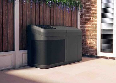 Nusku unveils external heat pump system with built-in hot water storage