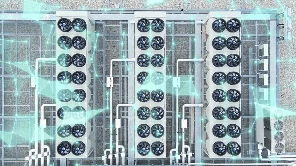 High-tech heat pump systems for sustainable heating solutions.