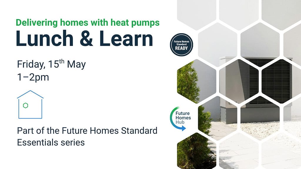 Modern heat pump system installed on a house exterior for efficient heating.