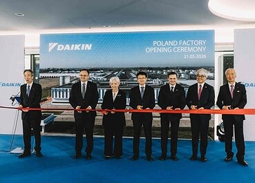 Daikin opens €300m heat pump factory in Poland