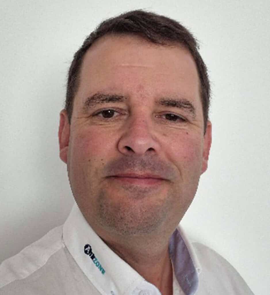 Steven Milnes in a professional portrait for Heat Pump News.