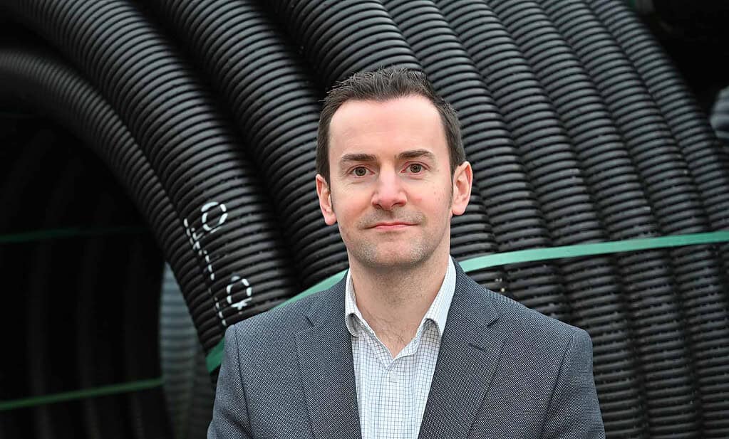 Image shows Steve Richmond of REHAU