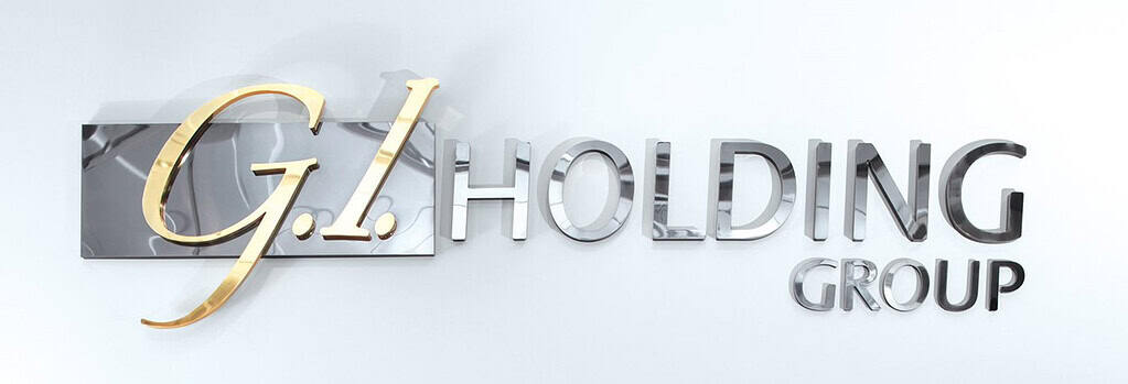 Image shows the logo of HVAC manufacturer G.I. Holding