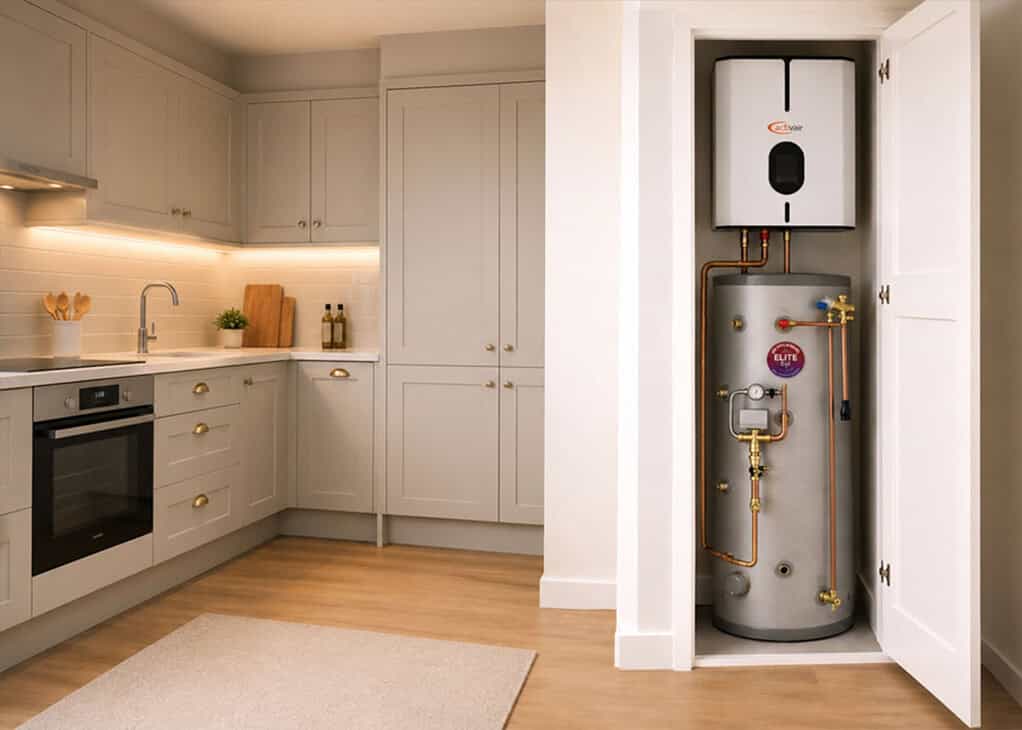 Image shows the new Activair R290 indoor heat pump from Trianco