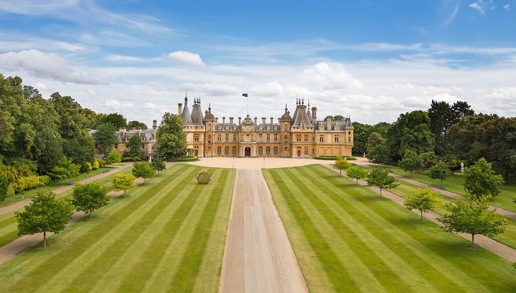 Image shows Waddesdon Manor in Buckinghamshire