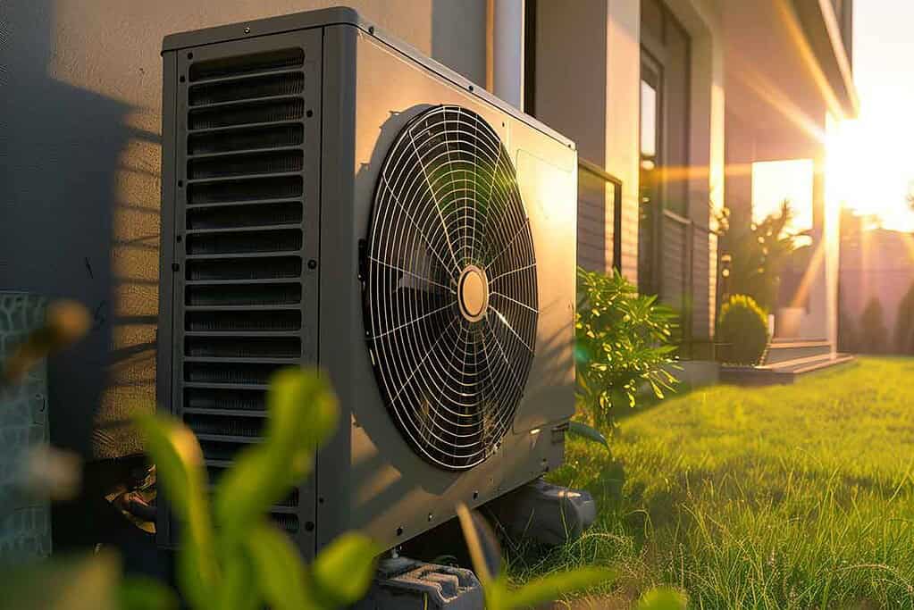 Image shows Navien’s PEM750 heat pump, which can provide consistent heating and hot water.