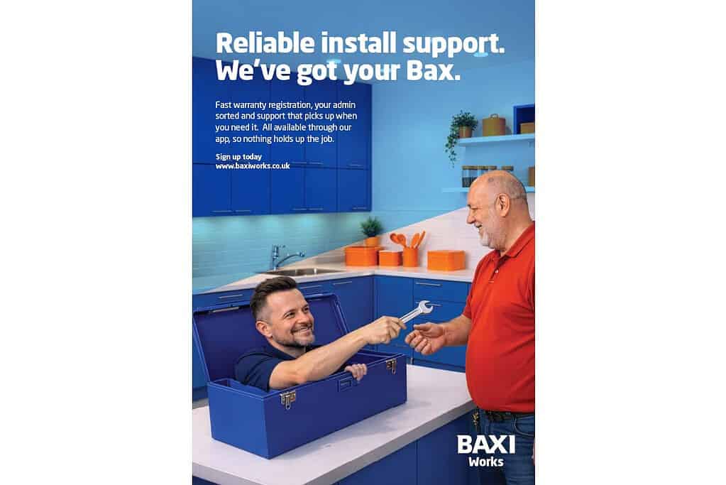 Installer support platform for Baxi with friendly technician interaction.