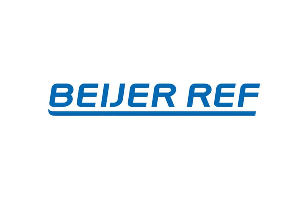 Beijer Ref logo on a white background for HVAC industry branding.