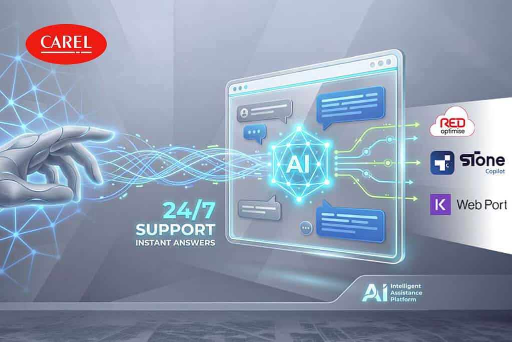 Carel AI support platform for heat pump optimisation at Chillventa.