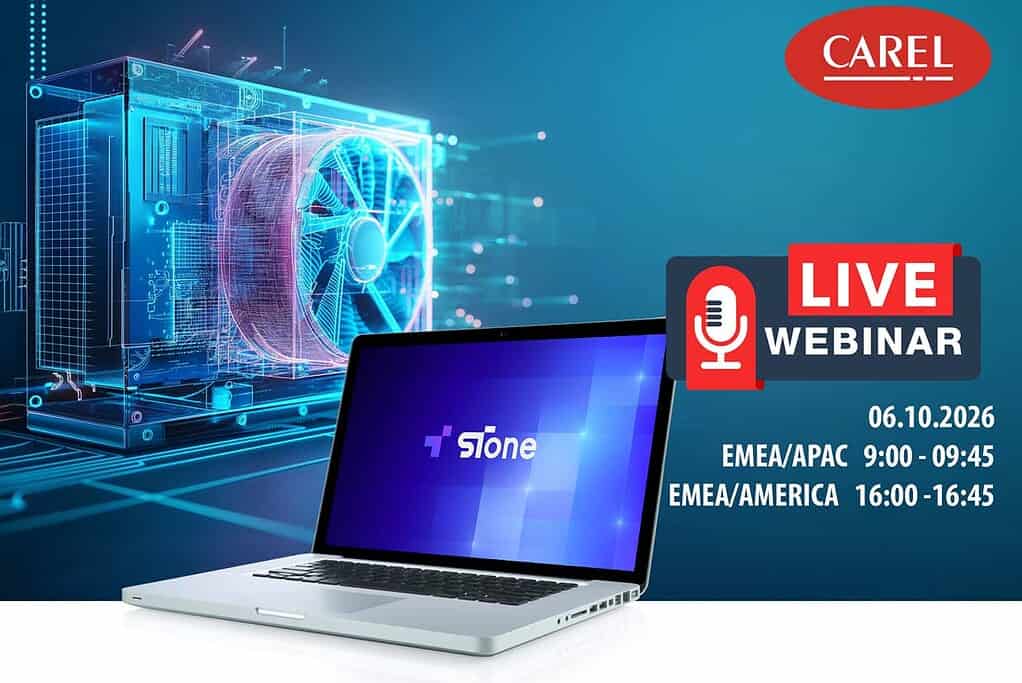 Webinar on WaterKOTTE's Stone software journey by CAREL.
