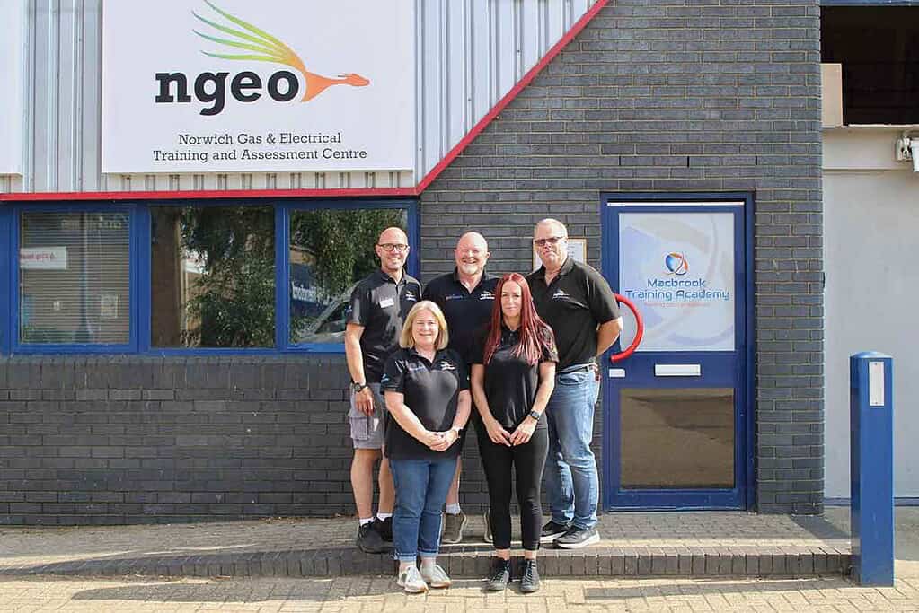 Image shiows staff at the training academy