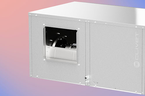 Clivet Versatemp heat pump unit for efficient heating and cooling solutions.